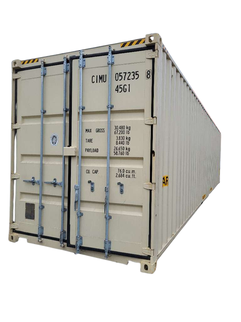 40ft High Cube Double Door Container