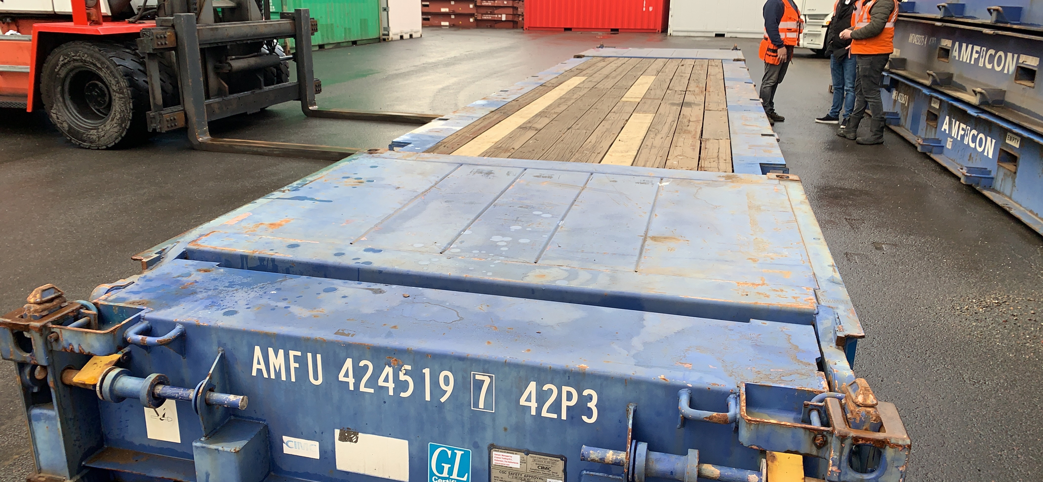 40ft Flat Rack Rent Ktainer Trading B.V.